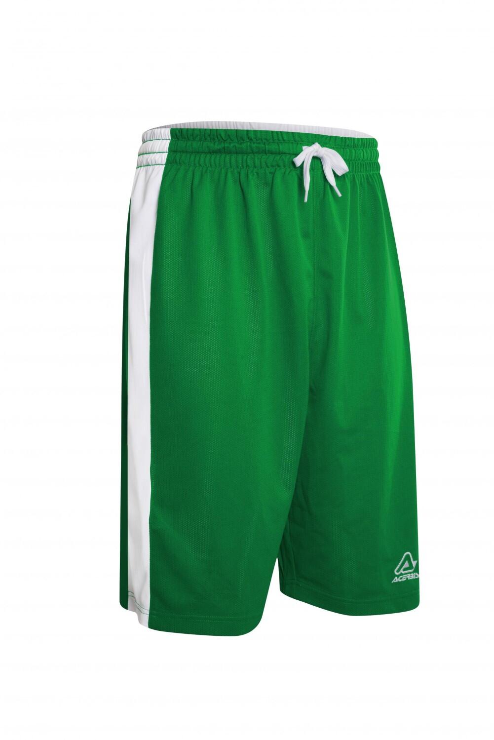 Basketball Wende Shorts Larry v. Acerbis , weiß-grün, 4XS-4XL