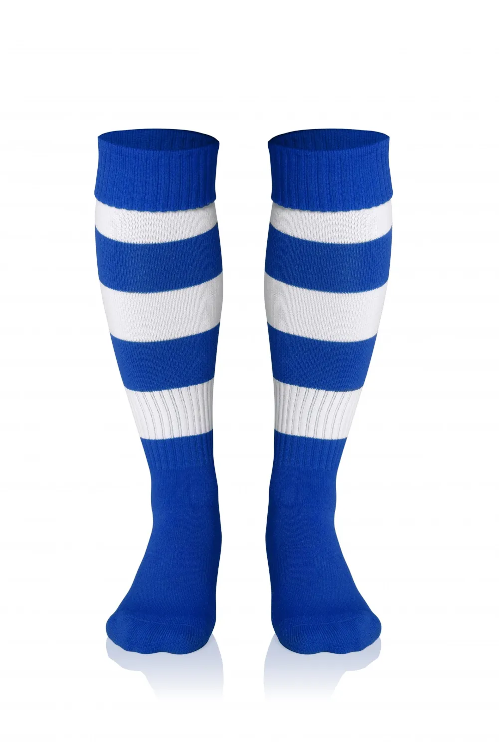 Strumpfstutzen STRIPED royalblau-wei&szlig; von ACERBIS