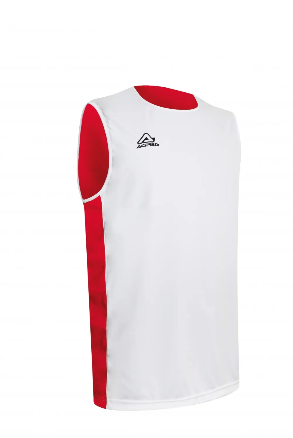 Basketball Wende Trikot Larry v. Acerbis , wei&szlig;- rot, 4XS-4XL