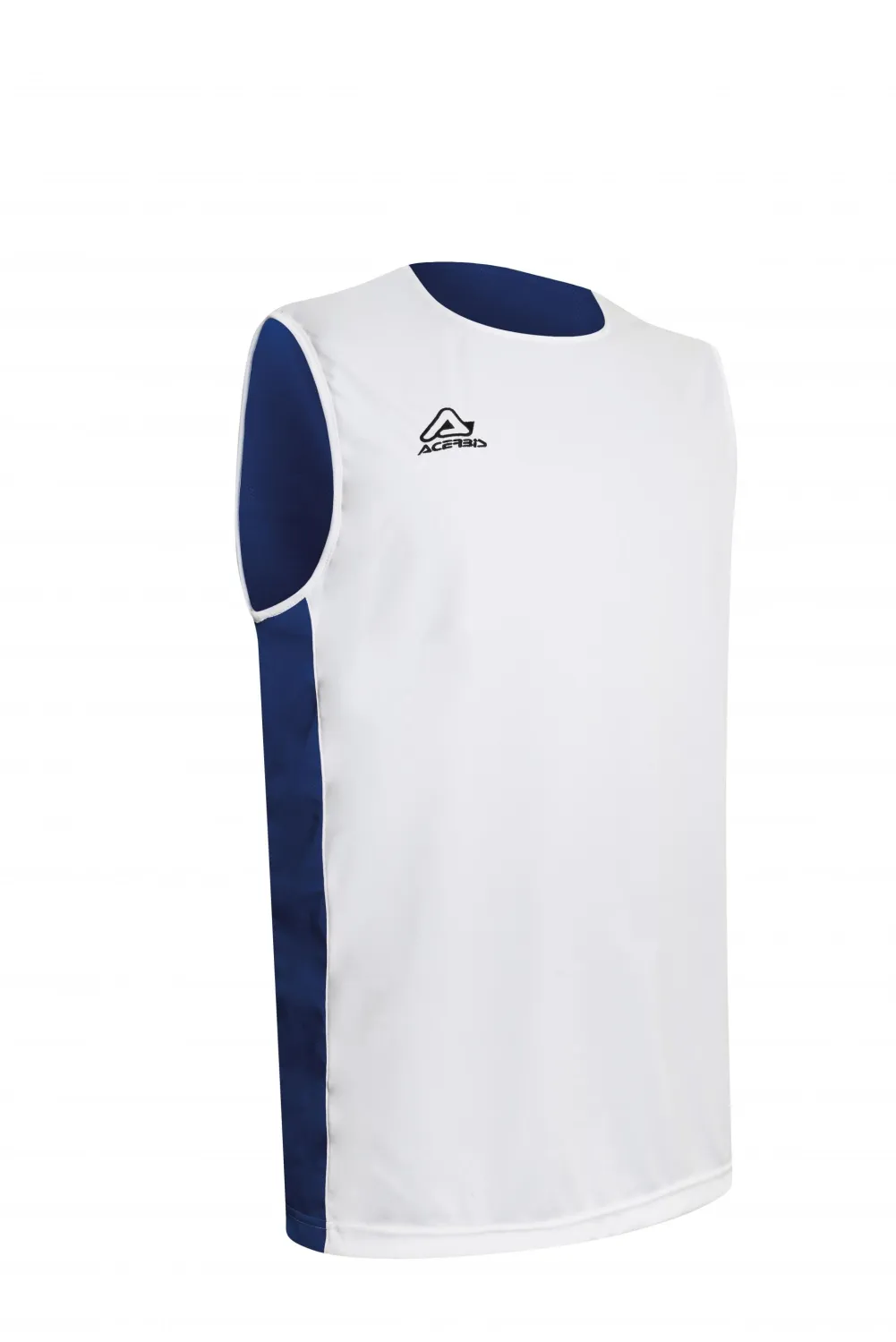 Basketball Wende Trikot Larry v. Acerbis , wei&szlig; - royal, 4XS-4XL
