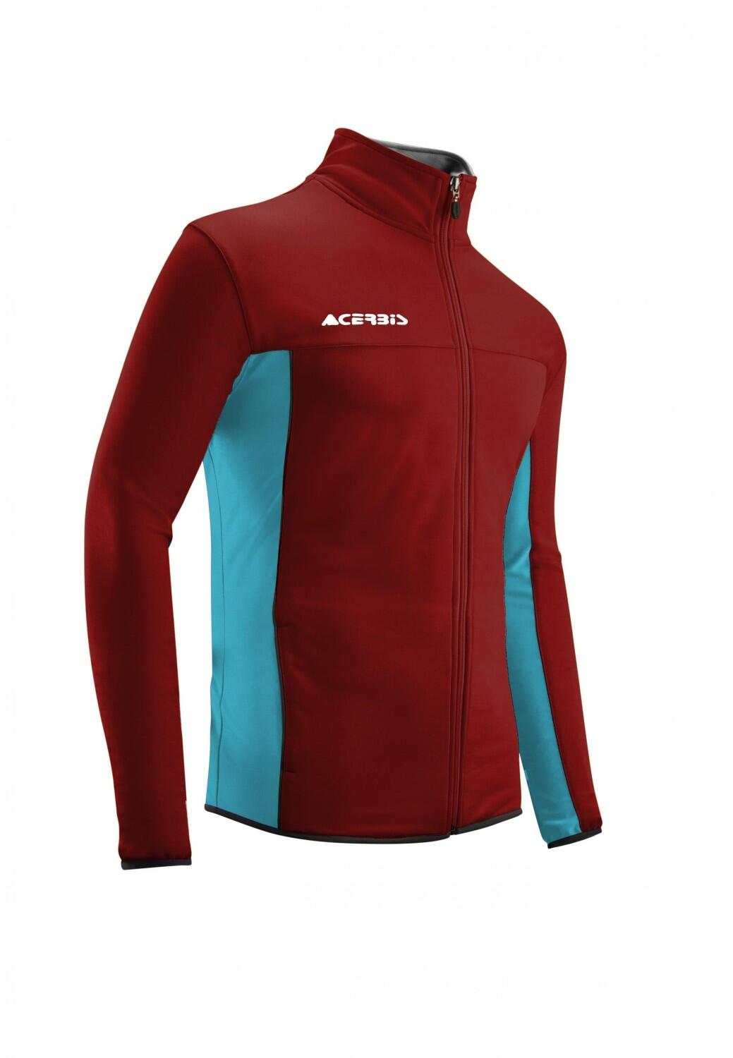 Trainingsjacke BELATRIX v. ACERBIS weinrot / blau