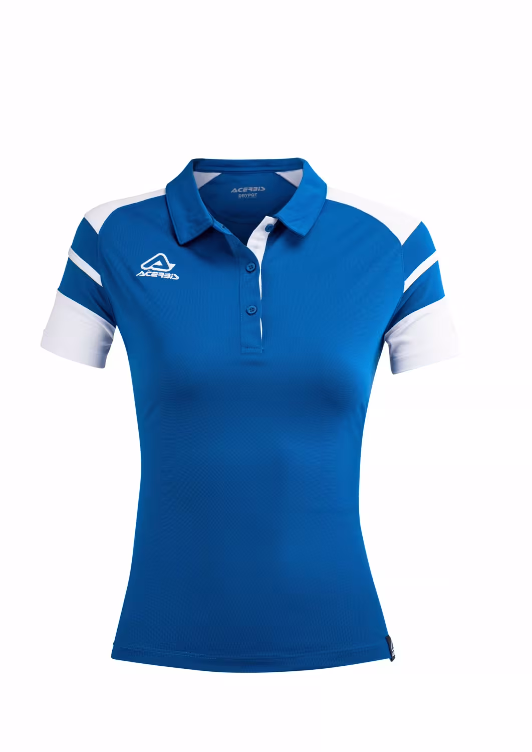 Damen Poloshirt Kemari v. Acerbis , royal - wei&szlig; , Gr. 4XS-3XL