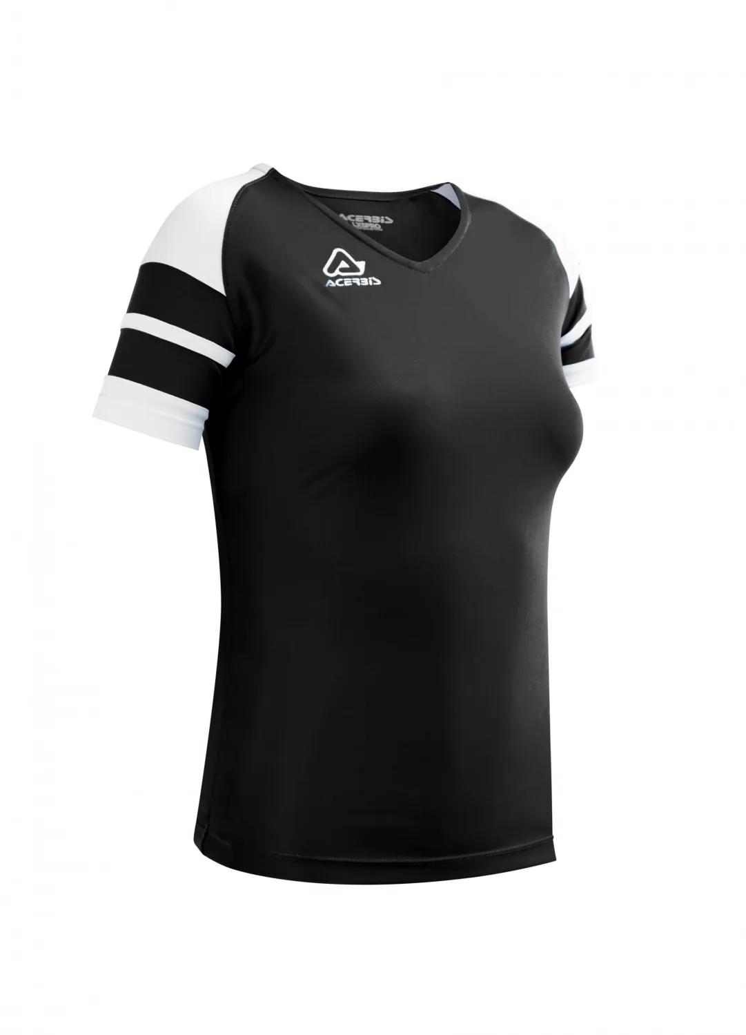 M&auml;dchen und Damen Sport -Trikot -Kemari v. Acerbis , schwarz-wei&szlig;