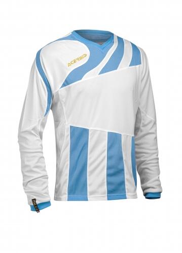 Langarm-Sport-Trikot MIRA v. Acerbis , hellblau / weiß , Gr.5XS-3XL