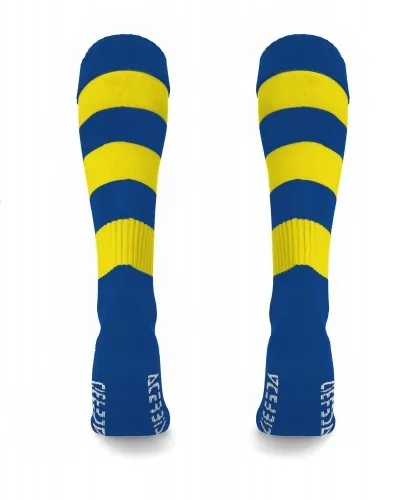 Strumpfstutzen Double royalblau/gelb von ACERBIS