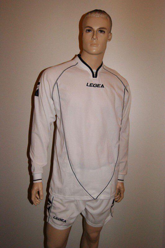 Legea-Trikot-Set - Londra  weiß - Fußball Trikot u. Hose - LONDRA Trikot-Set v. LEGEA