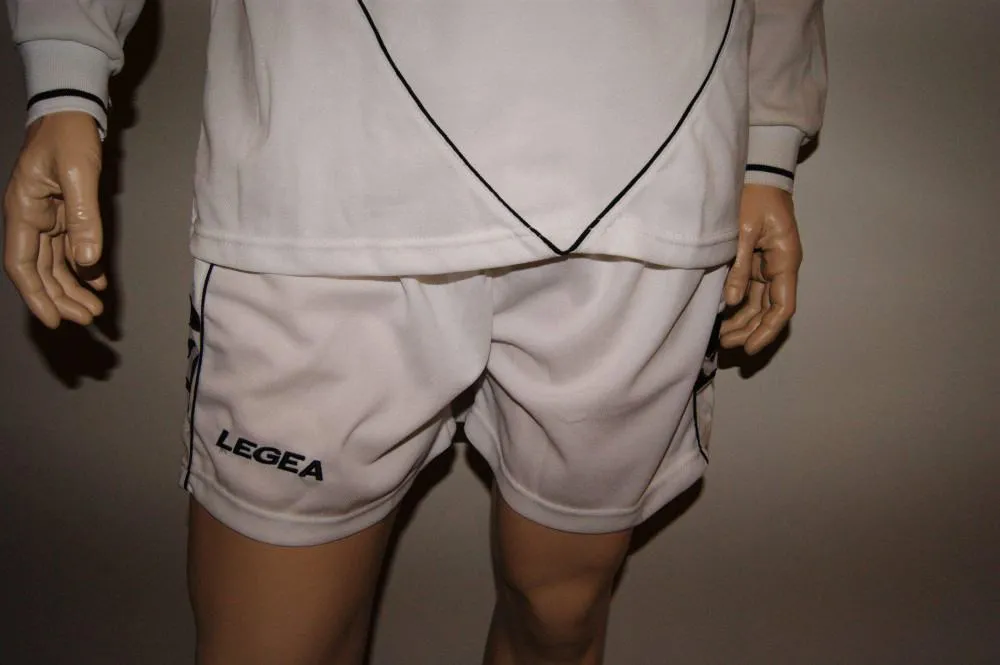 Legea-Trikot-Set - Londra weiß - Fußball Trikot u. Hose - LONDRA Trikot-Set v. LEGEA