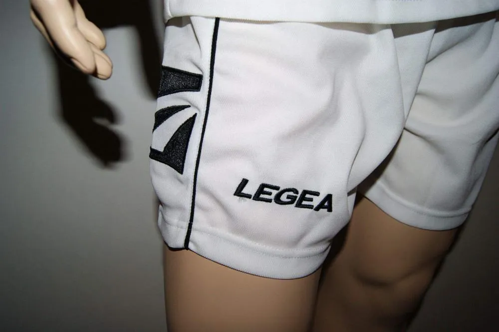 Legea-Trikot-Set - Londra weiß - Fußball Trikot u. Hose - LONDRA Trikot-Set v. LEGEA