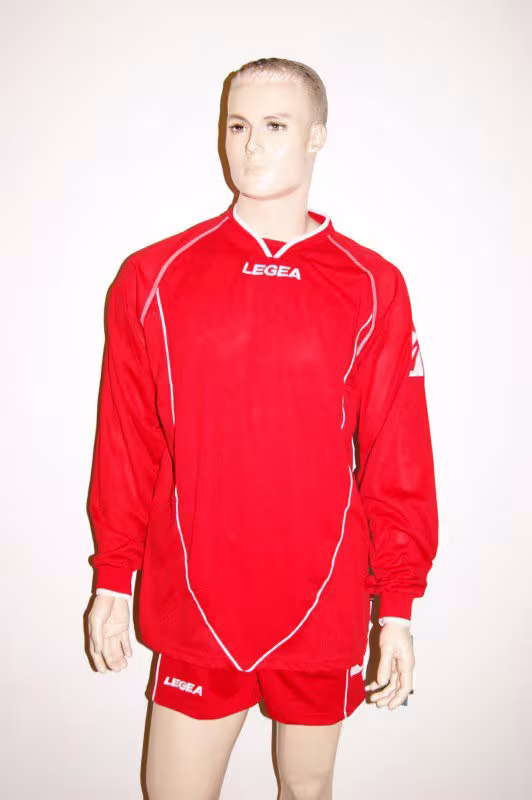 Legea-Trikot-Set - Londra rot - Fußball Trikot u. Hose - LONDRA Trikot-Set v. LEGEA