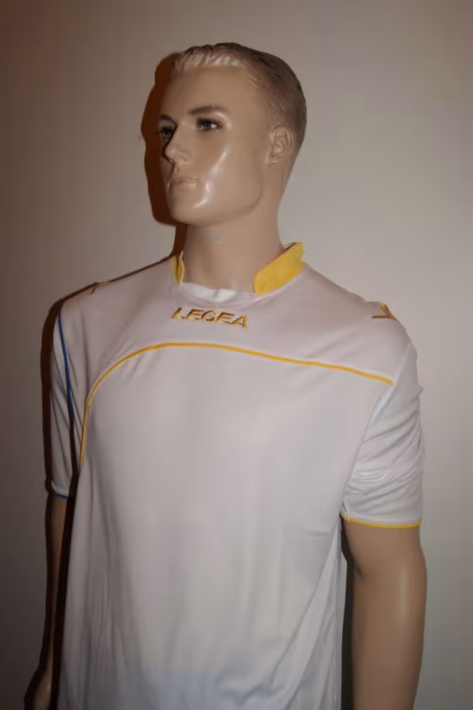 Fußball-Trikot-Set Ginevra von LEGEA weiß / azurblau - GINEVRA Trikot-Set v. LEGEA