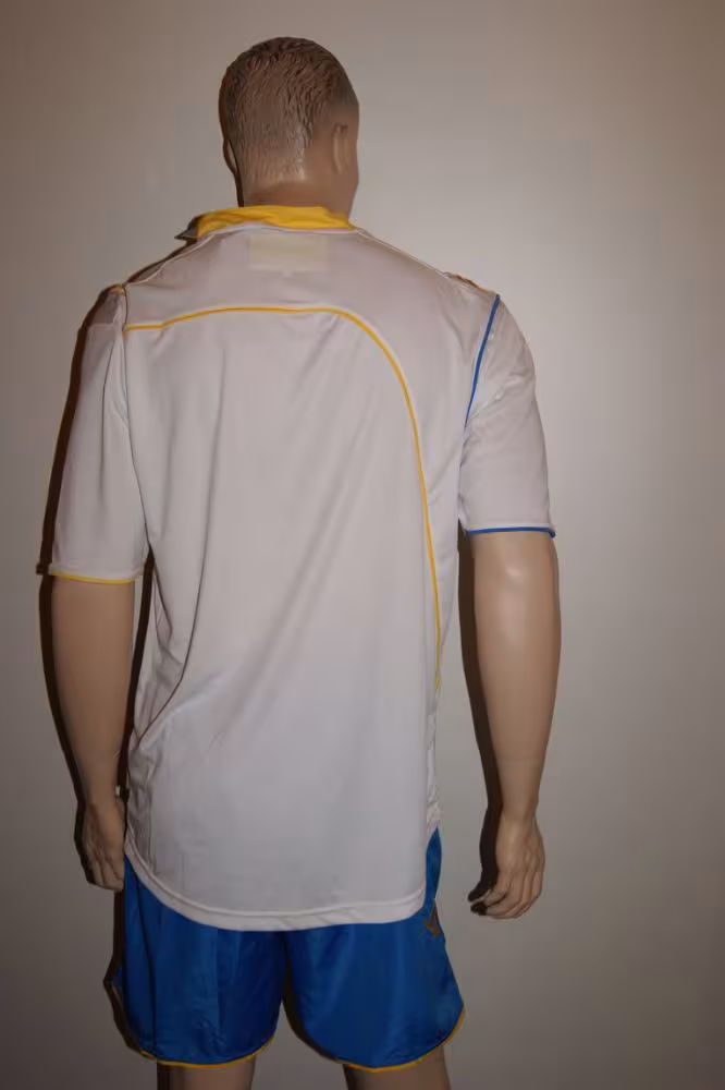 Fußball-Trikot-Set Ginevra von LEGEA weiß / azurblau - GINEVRA Trikot-Set v. LEGEA
