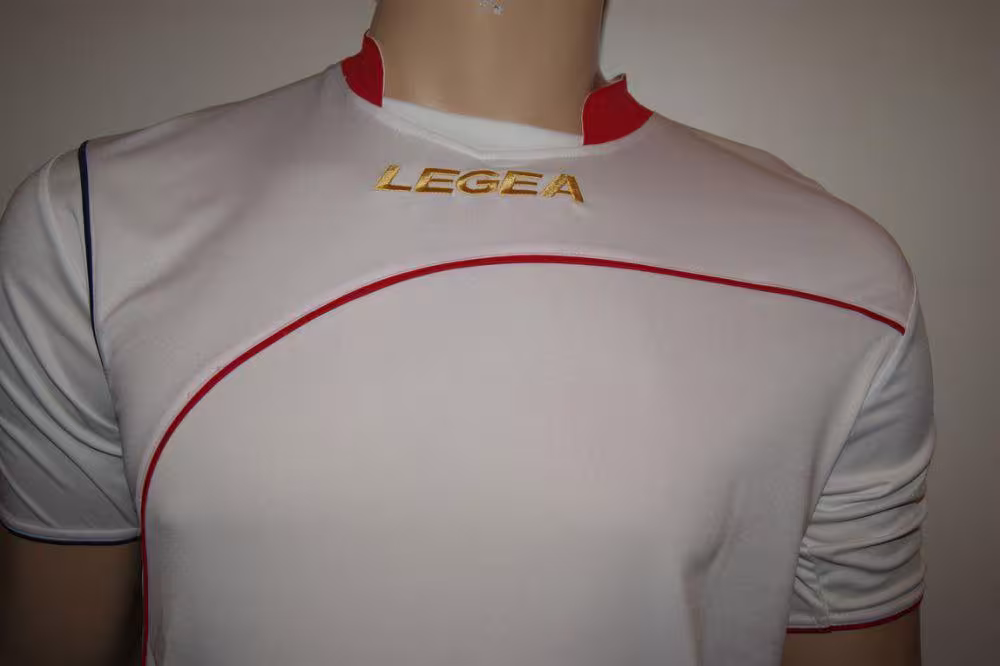 Fußball-Trikot-Set Ginevra von LEGEA weiß / dunkelblau - GINEVRA Trikot-Set v. LEGEA