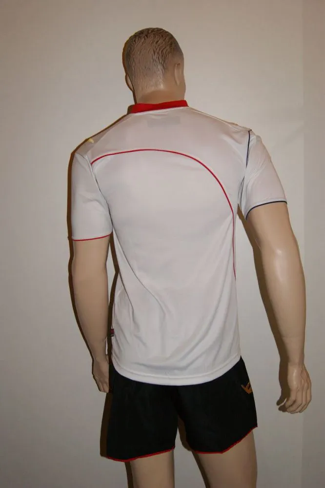 Fußball-Trikot-Set Ginevra von LEGEA weiß / schwarz - GINEVRA Trikot-Set v. LEGEA