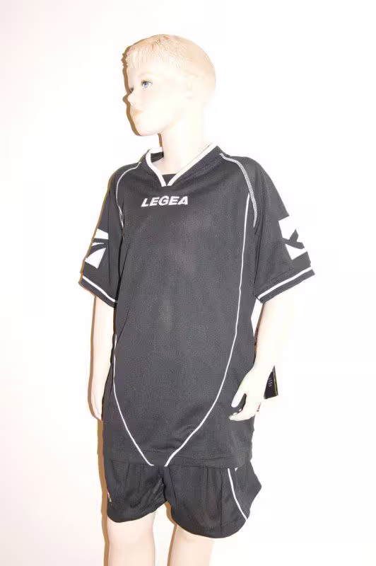 Legea-Trikot-Set - Scudo schwarz - Fußball Trikot u. Hose - SCUDO Trikot-Set v. LEGEA