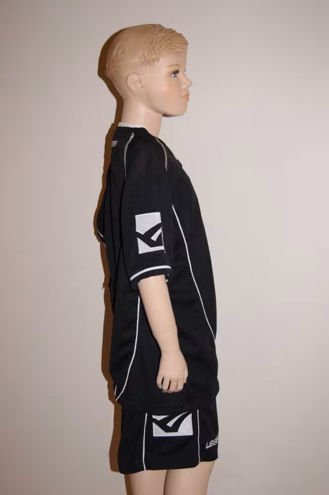 Legea-Trikot-Set - Scudo schwarz - Fußball Trikot u. Hose - SCUDO Trikot-Set v. LEGEA