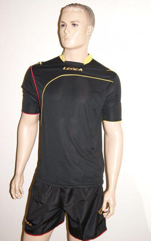 Fußball-Trikot-Set Ginevra von LEGEA schwarz/gelb - GINEVRA Trikot-Set v. LEGEA