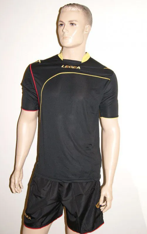 Fußball-Trikot-Set Ginevra von LEGEA schwarz/gelb - GINEVRA Trikot-Set v. LEGEA
