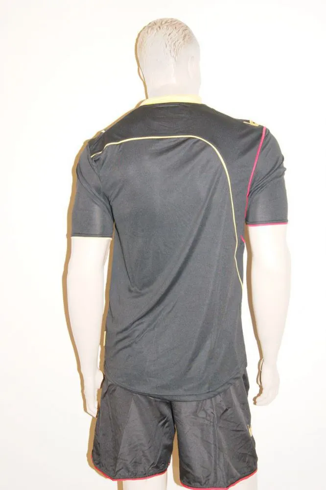 Fußball-Trikot-Set Ginevra von LEGEA schwarz/gelb - Rückseite GINEVRA Fußball-Trikot-Set v. LEGEA