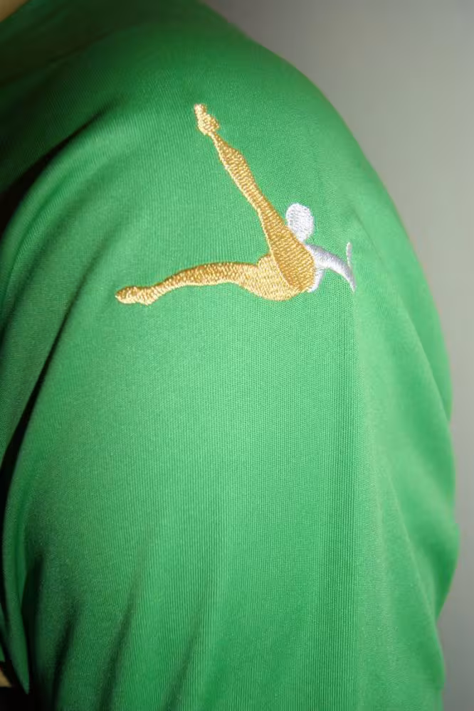 Legea-Fußball-Trikot-Set DUBAI grün / schwarz - DUBAI Trikot-Set v. LEGEA