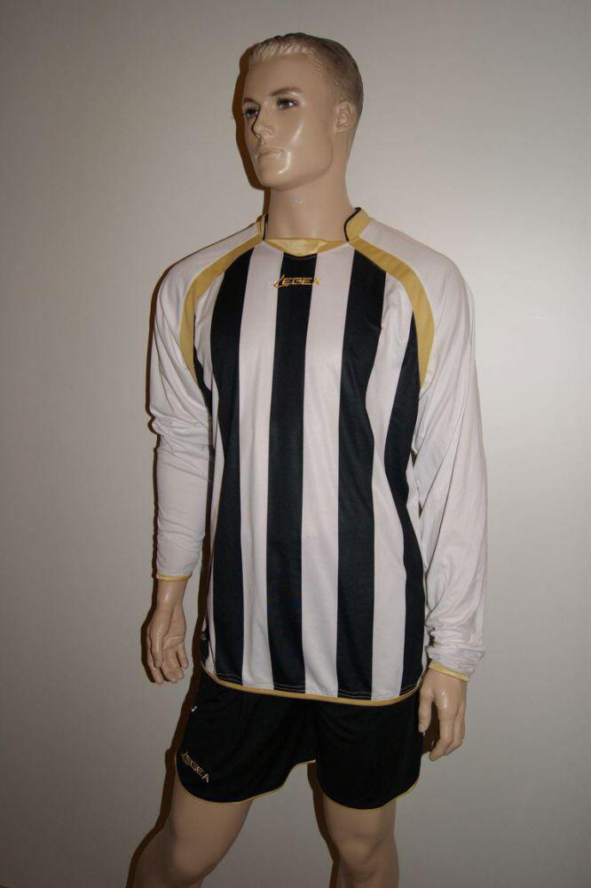 Legea-Fußball-Trikot-Set - RIAD weiß / schwarz - RIAD Trikot-Set v. ROYAL