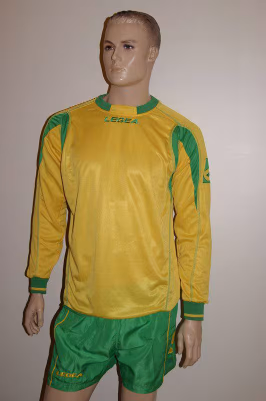 14 Legea-Fußball-Trikot-Sets - Lugano gelb / grün - LUGANO Trikot-Set v. LEGEA