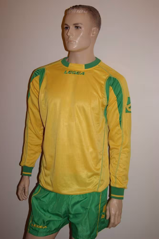 14 Legea-Fußball-Trikot-Sets - Lugano gelb / grün - LUGANO Trikot-Set v. LEGEA