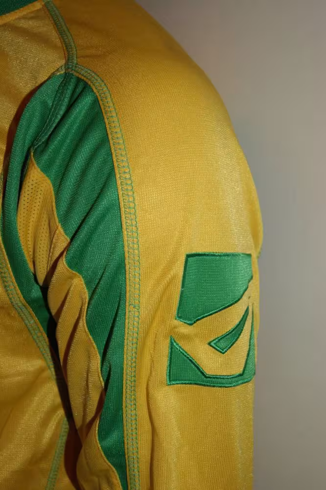 14 Legea-Fußball-Trikot-Sets - Lugano gelb / grün - LUGANO Trikot-Set v. LEGEA