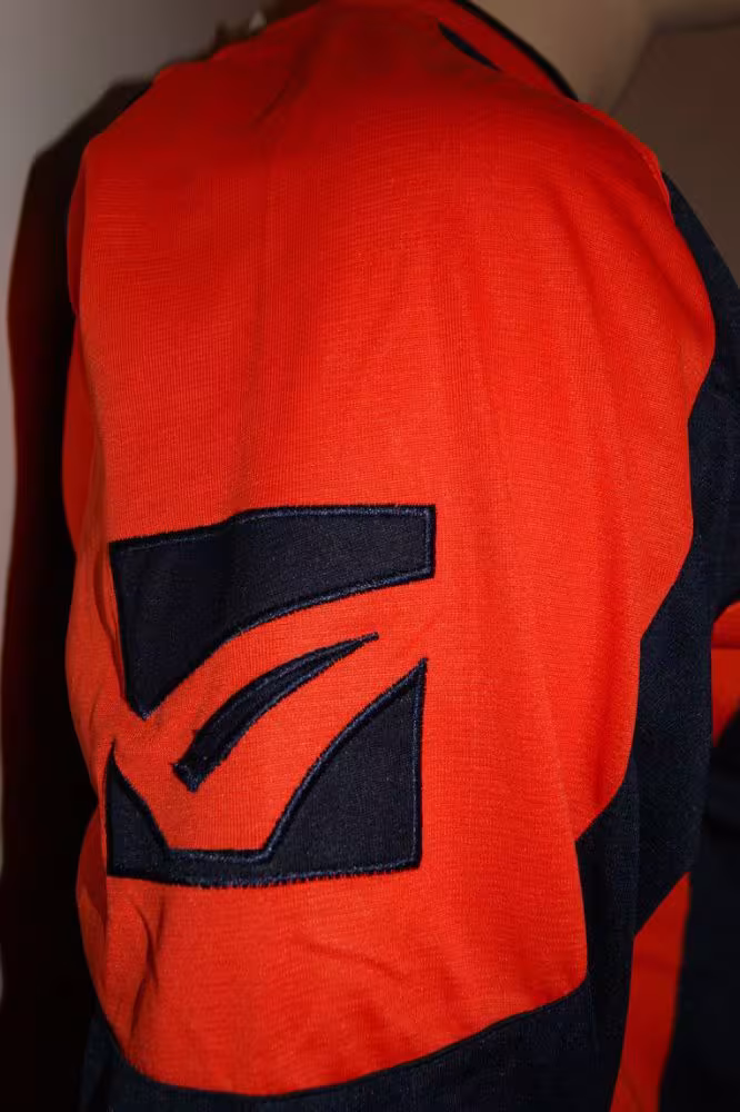 14 Legea-Fußball-Trikot-Sets - STRASBURGO orange / blau - STRASBURGO Trikot-Set v. LEGEA