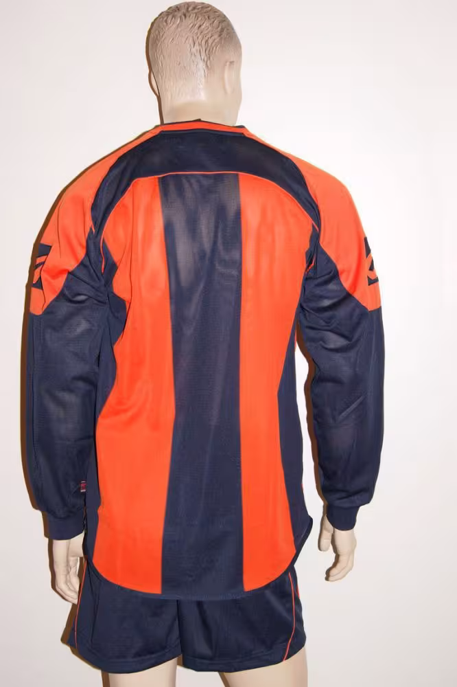 14 Legea-Fußball-Trikot-Sets - STRASBURGO orange / blau - STRASBURGO Trikot-Set v. LEGEA