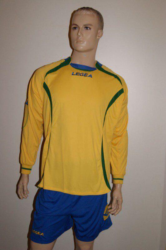 12 Legea-Fußball-Trikot-Sets - AVIGNONE- gelb / azur - AVIGNONE Trikot-Set v. LEGEA
