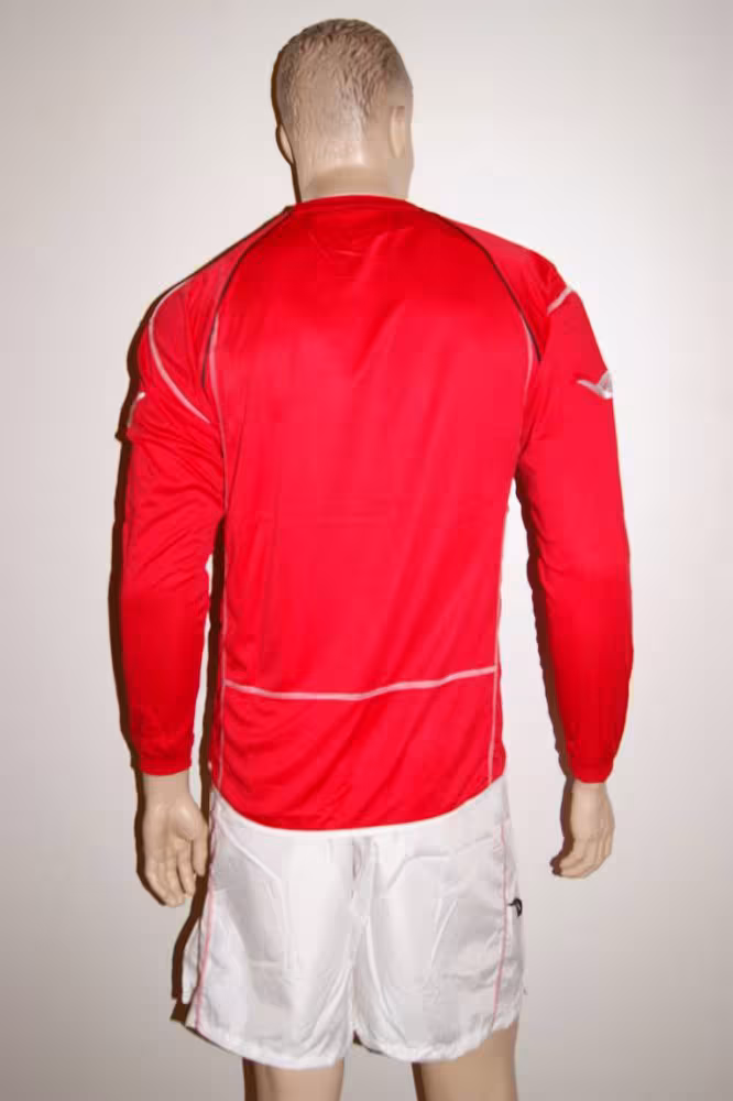 Legea-Trikot-Set - DAVOS - Fußball Trikot u. Hose rot / weiß - DAVOS Trikot-Set v. LEGEA
