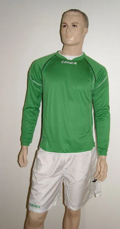 Legea-Fußball-Trikot-Set -Davos- grün / weiß - DAVOS Trikot-Set v. LEGEA