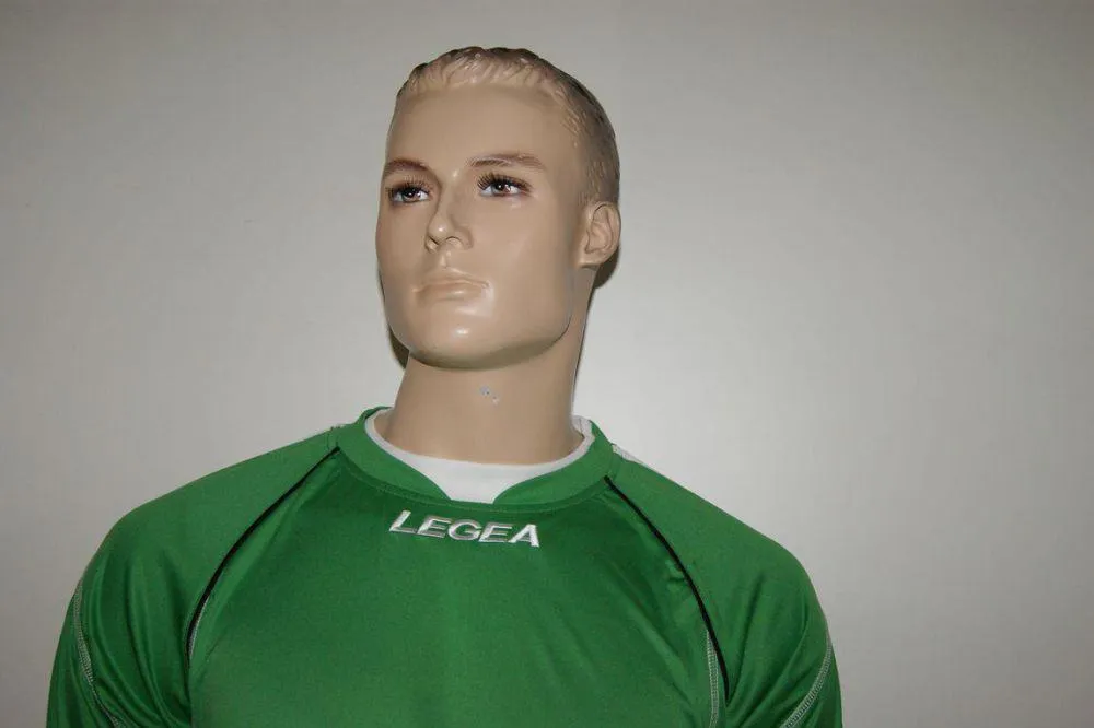 Legea-Fußball-Trikot-Set -Davos- grün / weiß - DAVOS Trikot-Set v. LEGEA