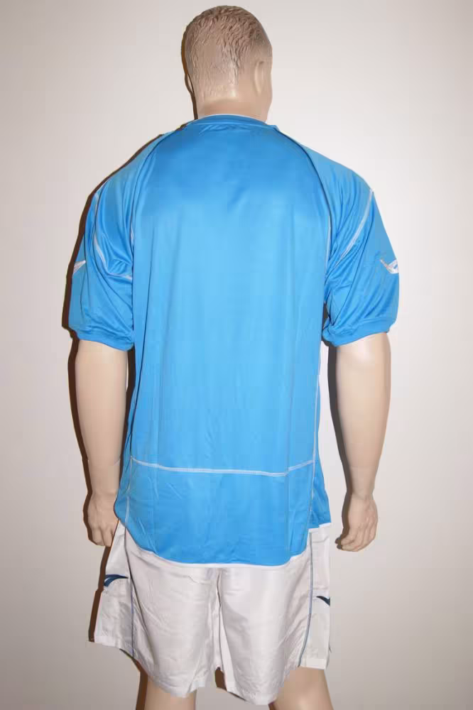 Legea-Trikot-Set - Kiev - Fußball Trikot u. Hose türkis / weiß - KIEV Trikot-Set v. LEGEA