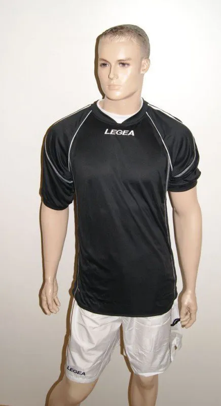 Legea-Fußball-Trikot-Set - Kiev - Fußball schwarz / weiß - KIEV Trikot-Set v. LEGEA