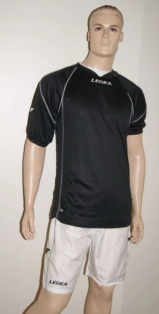 Legea-Fußball-Trikot-Set - Kiev - Fußball schwarz / weiß - KIEV Trikot-Set v. LEGEA