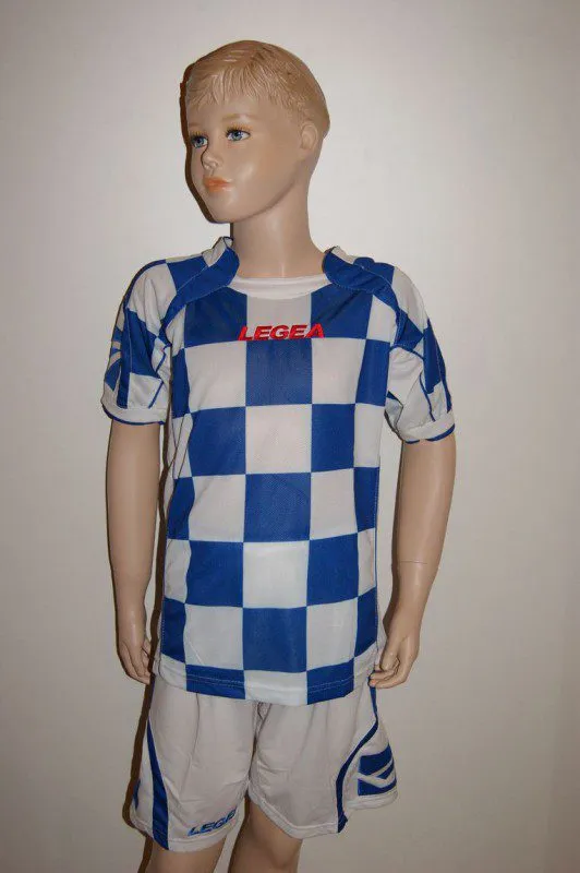 13 Legea-Fußball-Trikot-Sets CEFALONIA azur / weiß - CEFALONIA Trikot-Set v. LEGEA