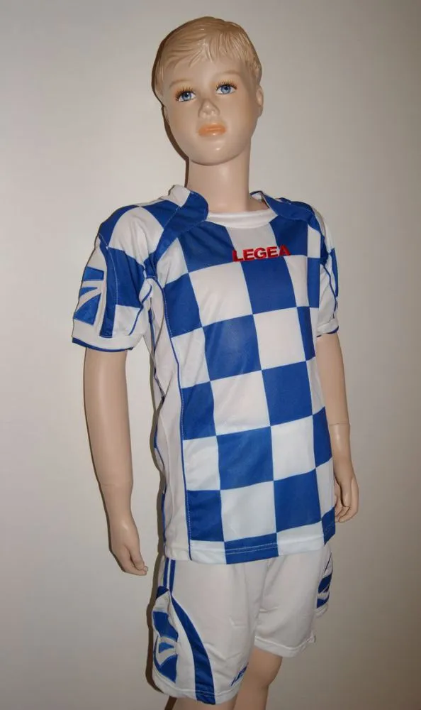13 Legea-Fußball-Trikot-Sets CEFALONIA azur / weiß - CEFALONIA Trikot-Set v. LEGEA