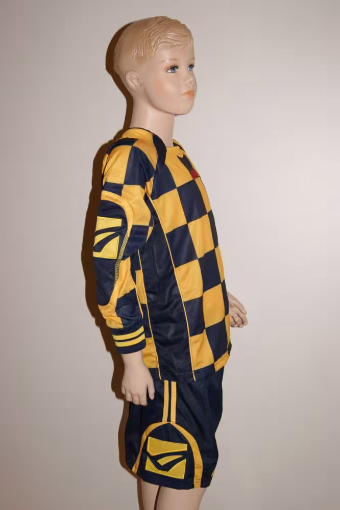 14 Legea-Fußball-Trikot-Sets - LAMPEDUSA gelb/blau - LAMPEDUSA Trikot-Set V. LEGEA