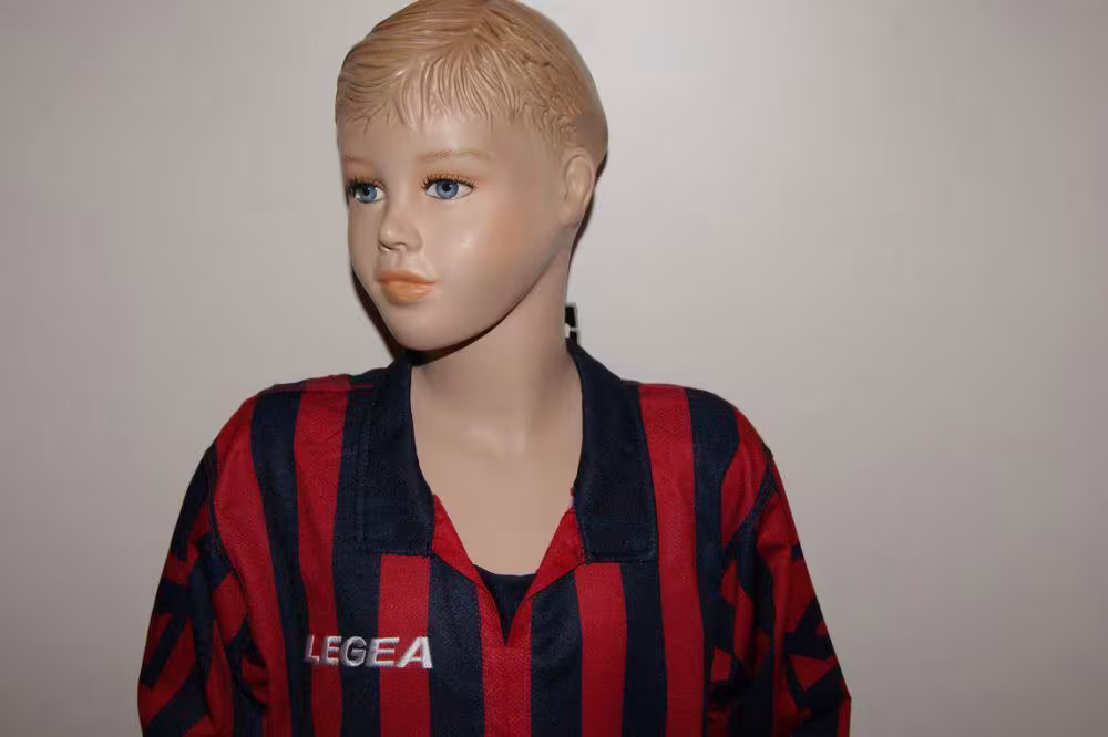 14 Legea-Fußball-Trikot-Sets - MANHATTAN rot / blau - MANHATTAN Trikot-Set v. LEGEA