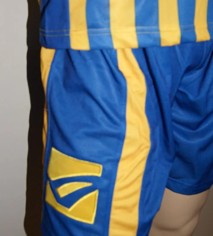 14 Legea-Fußball-Trikot-Sets - BROADWAY gelb / azur - BROADWAY Trikot-Set v. LEGEA