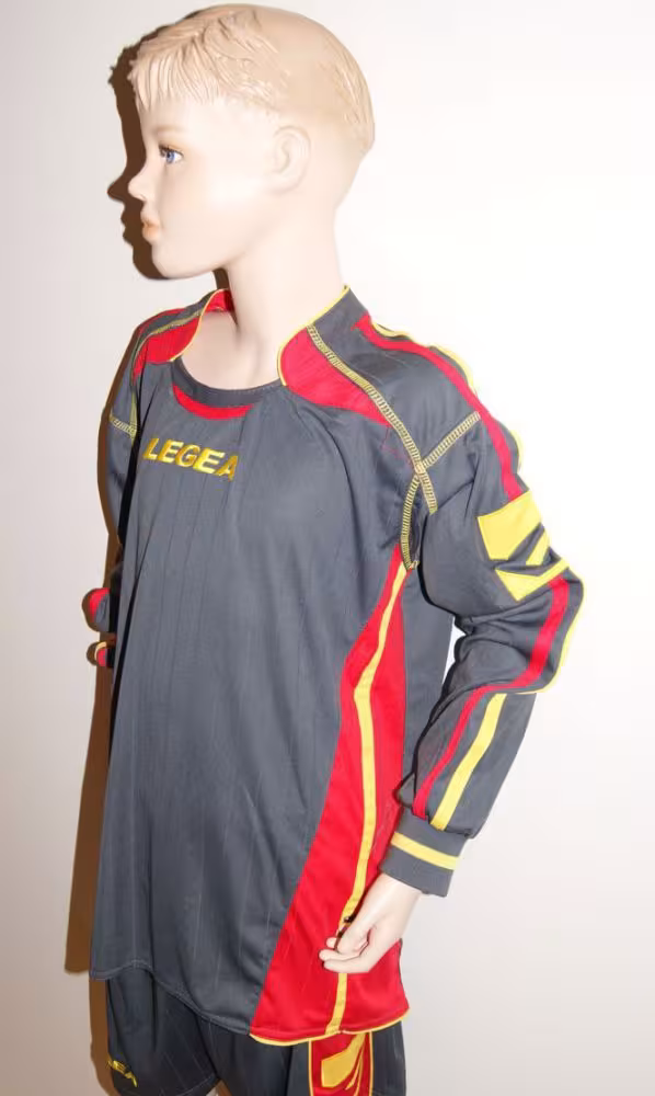 Legea-Fußball-Trikot-Sets - ATENE grau / rot - ATENE Trikot-Set v. LEGEA