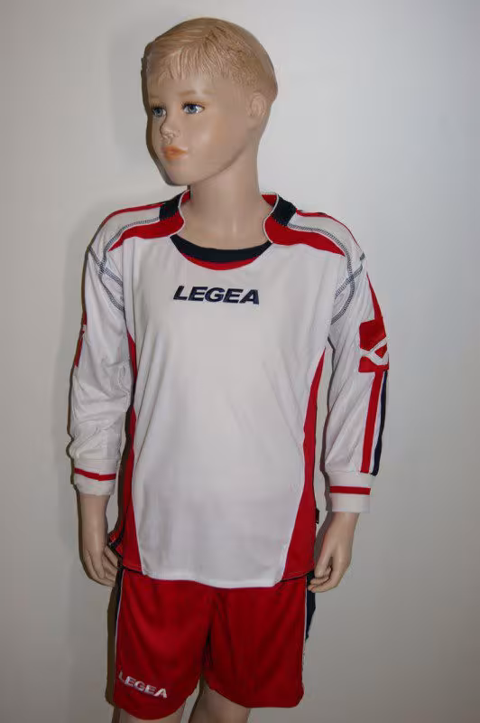 Legea-Fußball-Trikot-Set - ATENE weiß / rot - ATENE Trikot-Set v. LEGEA