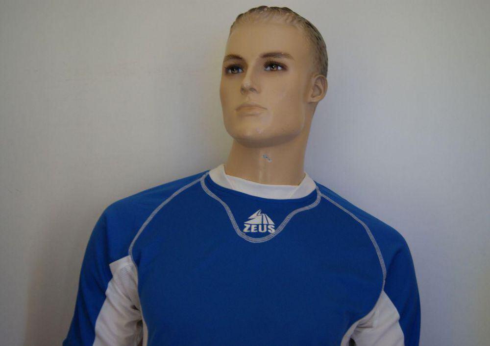 Fuß/Handball-Trikot-Sets - FEBO von ZEUS azurblau  / weiß L - FEBO Trikot-Set v. ZEUS