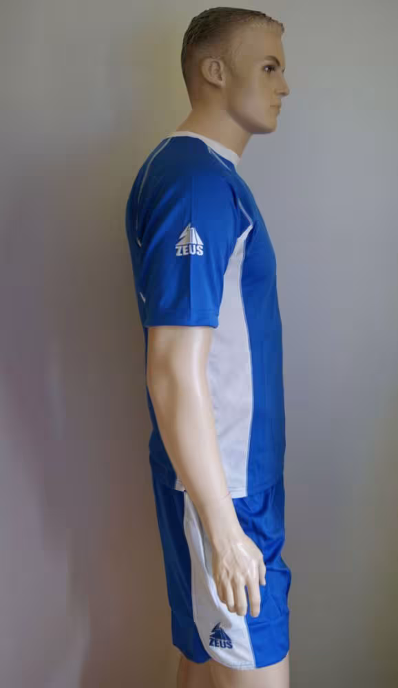 Fuß/Handball-Trikot-Sets - FEBO von ZEUS azurblau / weiß L - FEBO Trikot-Set v. ZEUS