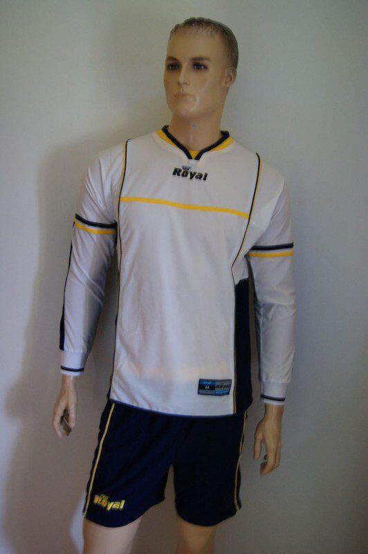 14 Fußballl-Trikot-Sets-LINX v. ROYAL  weiß / blau - LINX Trikot-Set v. ROYAL