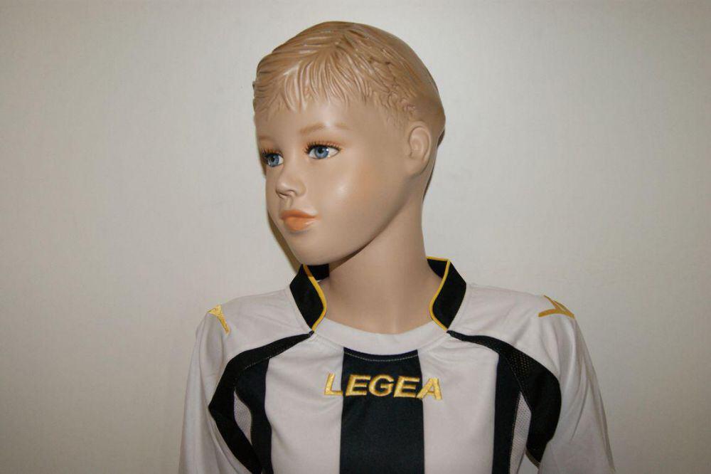 Legea-Trikot-Sets- DRESDA -l Trikot u.Hose weiß / schwarz 7 cm - DRESDA Trikot-Set v. LEGEA