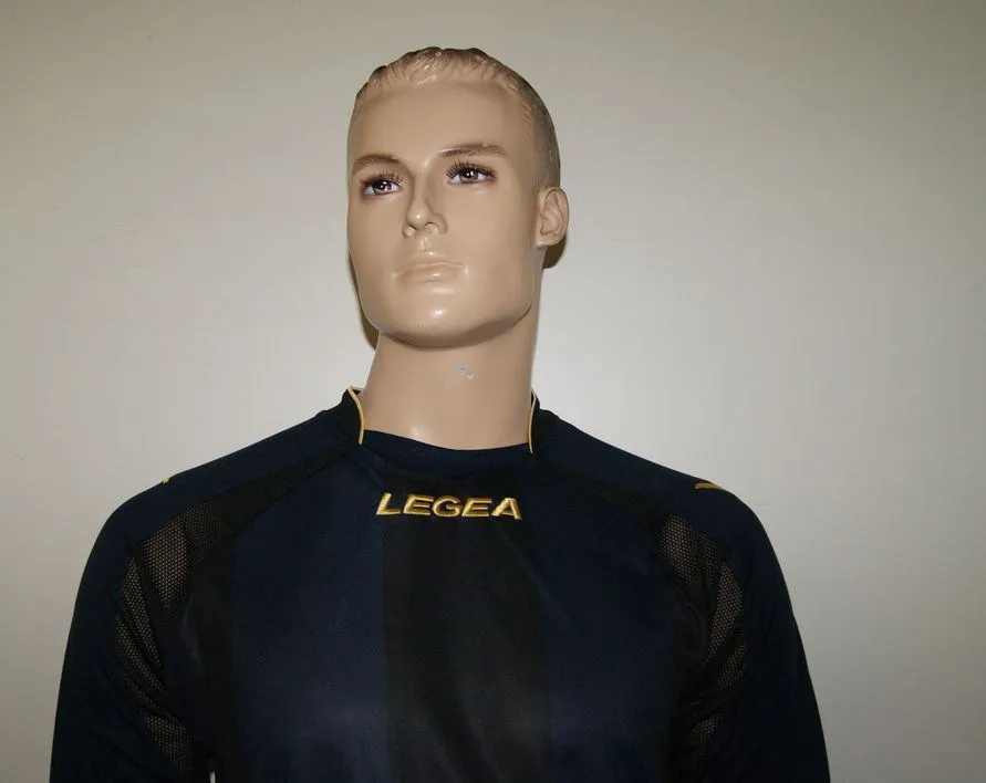 9 Legea-Trikot-Sets - DRESDA -l Trikot u.Hose blau / schwarz M - DRESDA Trikot-Set v. LEGEA