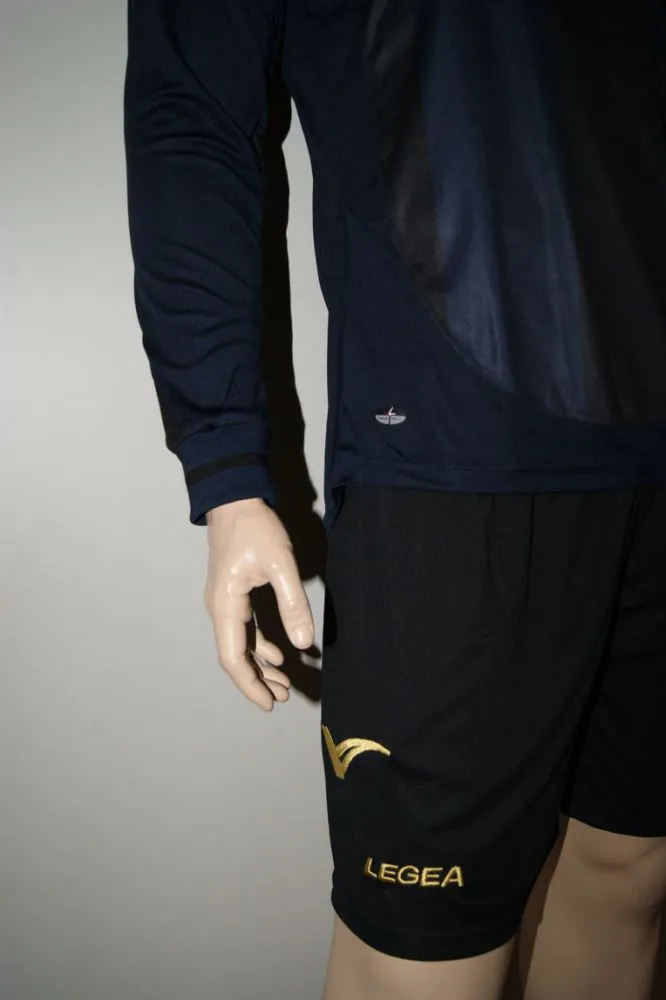 9 Legea-Trikot-Sets - DRESDA -l Trikot u.Hose blau / schwarz M - DRESDA Trikot-Set v. LEGEA