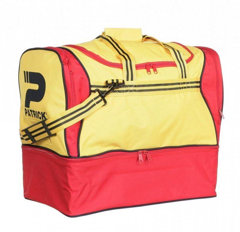 Sporttasche / Fußballtasche TOLEDO-005 gelb/rot mit separatem Schuhfach